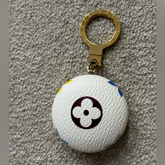 Louis Vuitton Monogram Multicolor Astropill Key Ring/Bag Charm M51911 *USED* - Picture 2 of 9